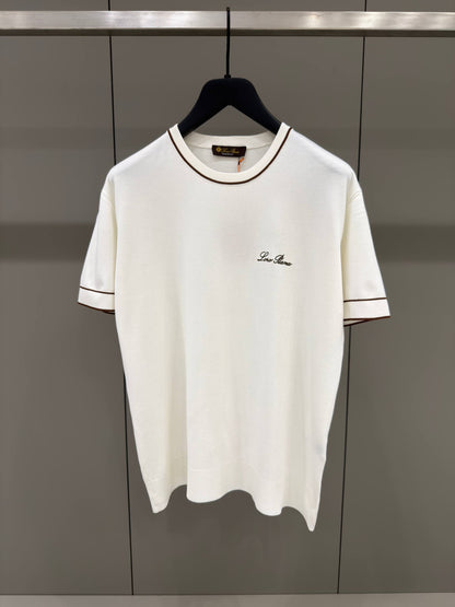 White Knitwear T-shirt