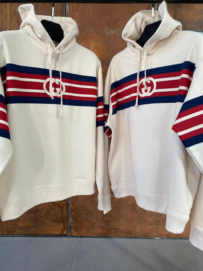 Interlocking G Print Oversized Hoodie