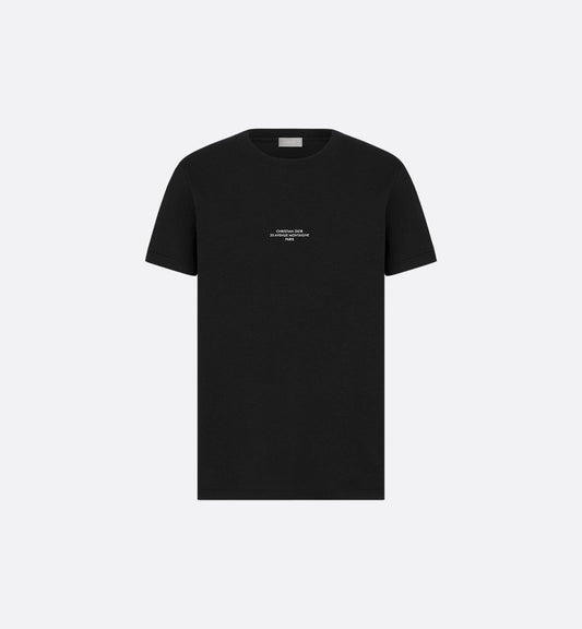 Montaigne Regular Fit Black T- shirt