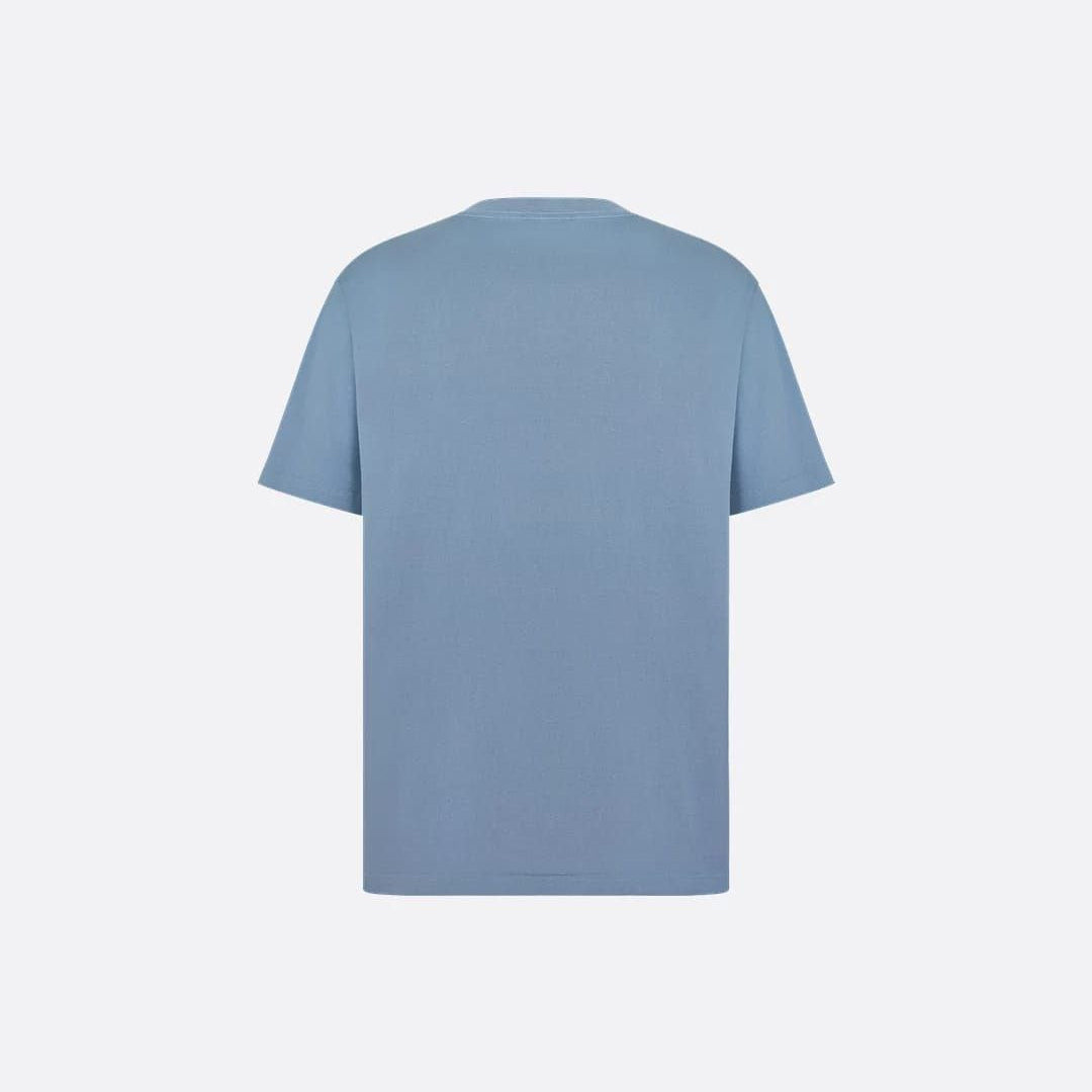 Couture Coupe Relaxed Fit Blue T- shirt