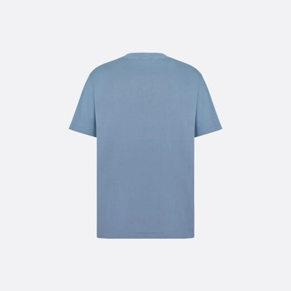 Couture Coupe Relaxed Fit Blue T- shirt