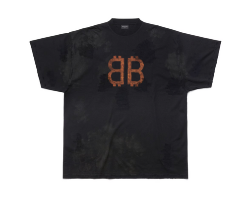 Crypto BB Black Faded T-shirt