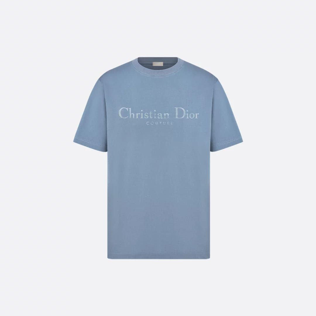 Couture Coupe Relaxed Fit Blue T- shirt
