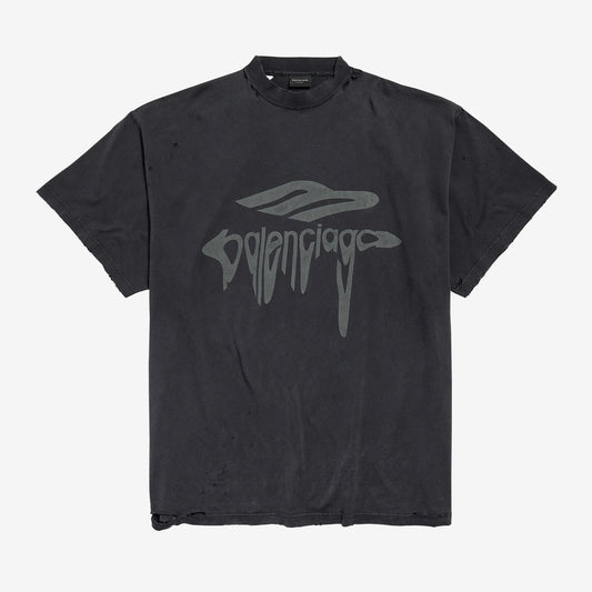 3B LIQUEFIED BLACK T-SHIRT
