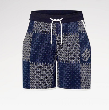 Damier Jacquard Cotton Jersey Set