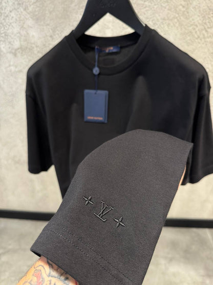 Silk Blend Black T-shirt