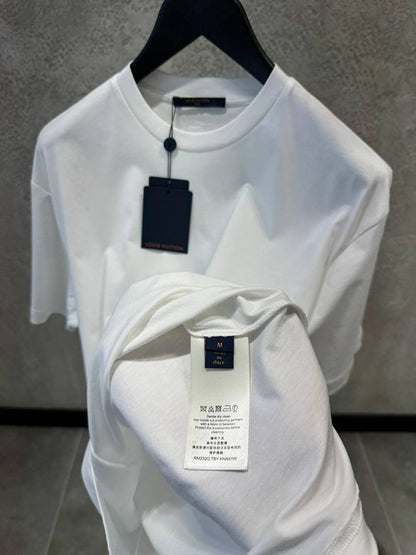 Silk Blend White T-shirt