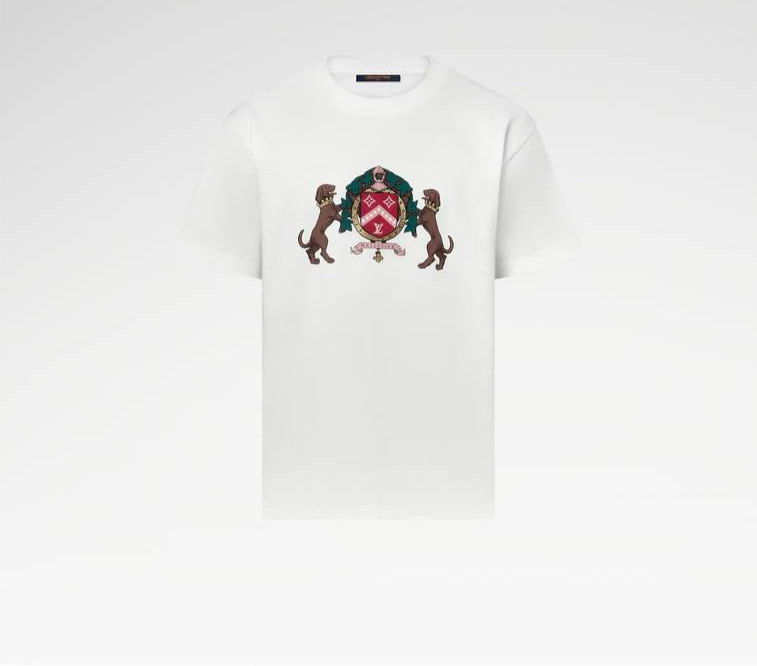 LV Dog Insignia White T-shirt