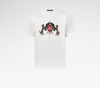 LV Dog Insignia White T-shirt