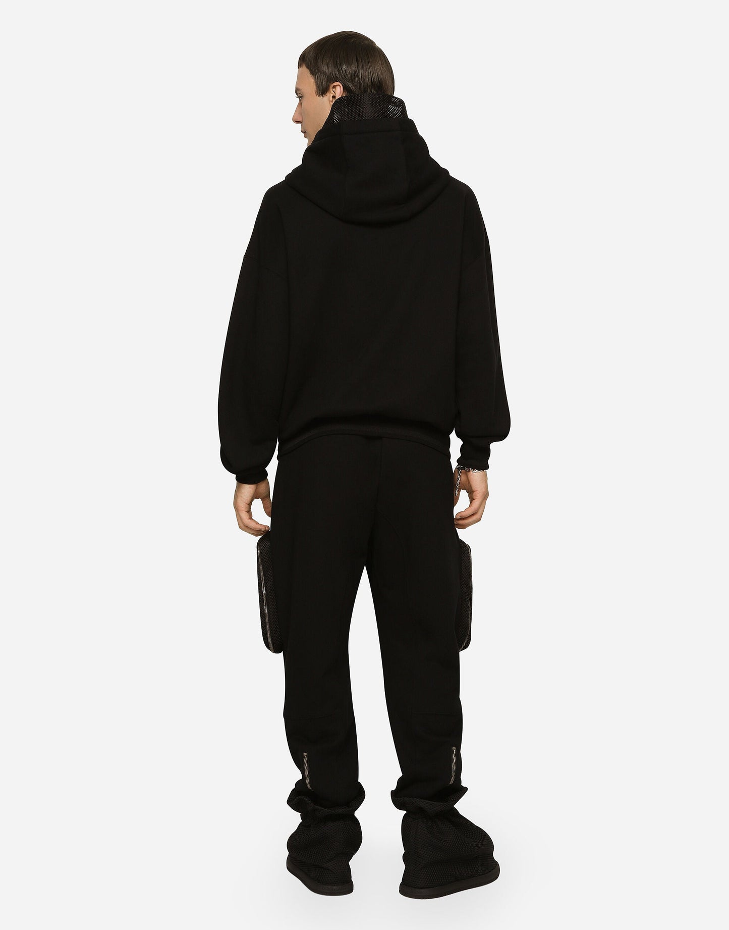 Black Hoodie with Large Pockets