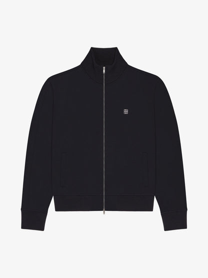 Tracksuit jacket in fleece with 4G detail