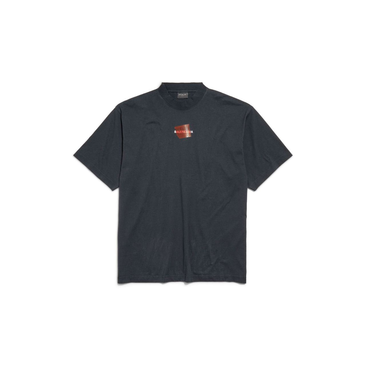 Taped Band Black T-shirt