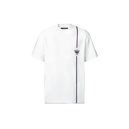 LV Golden Crown Patch White T-shirt