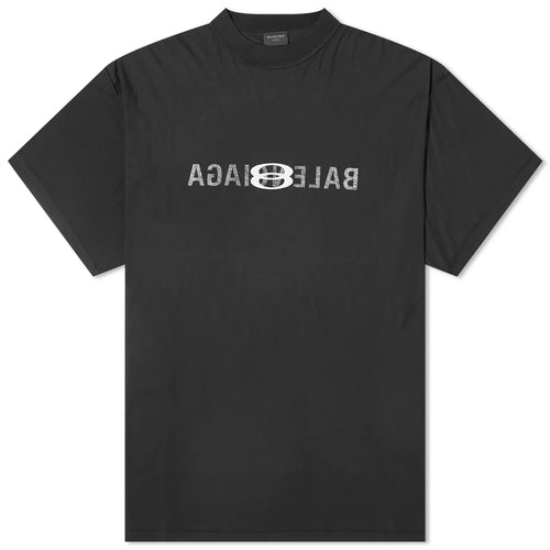 AI Logo Inside Out Black T-shirt