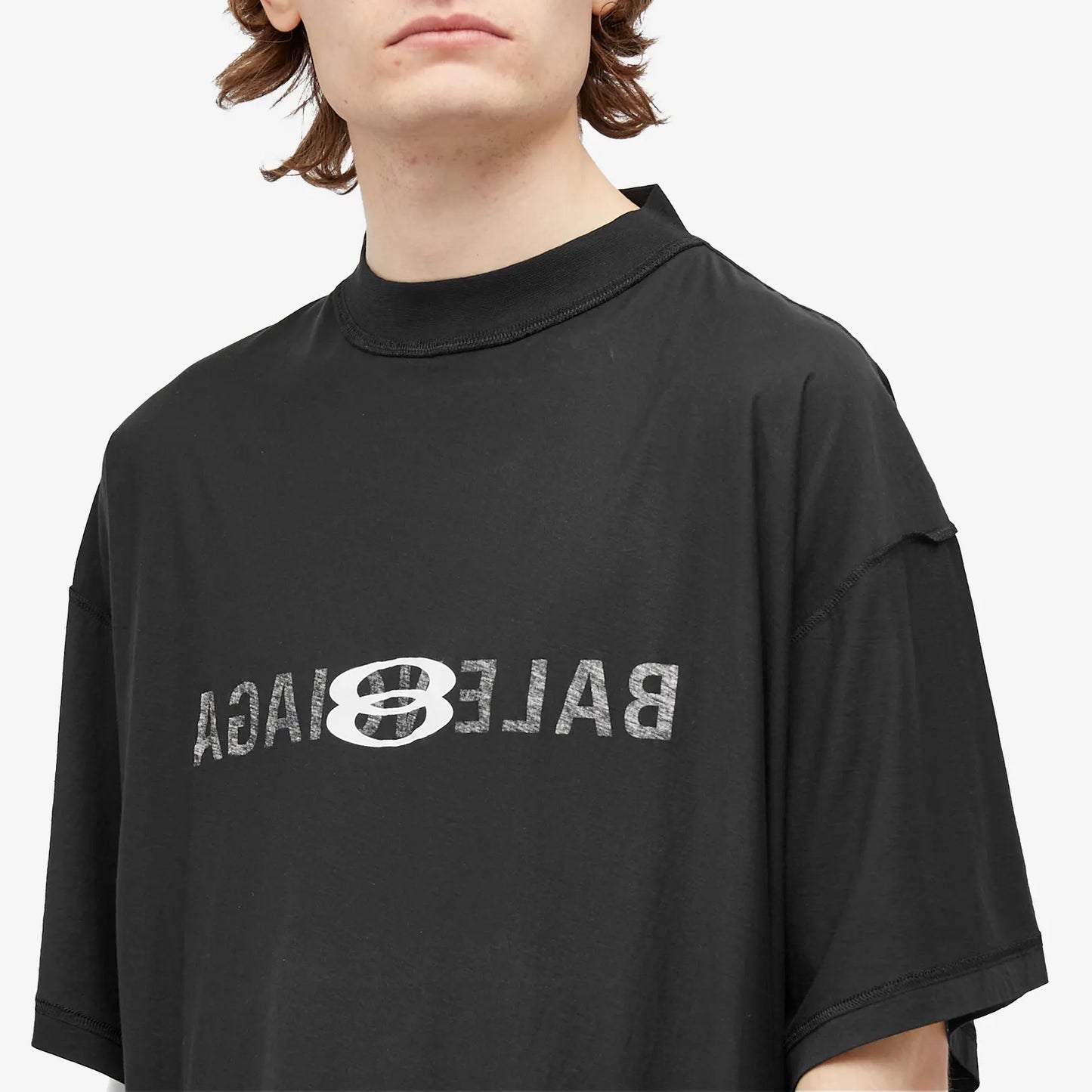 AI Logo Inside Out Black T-shirt