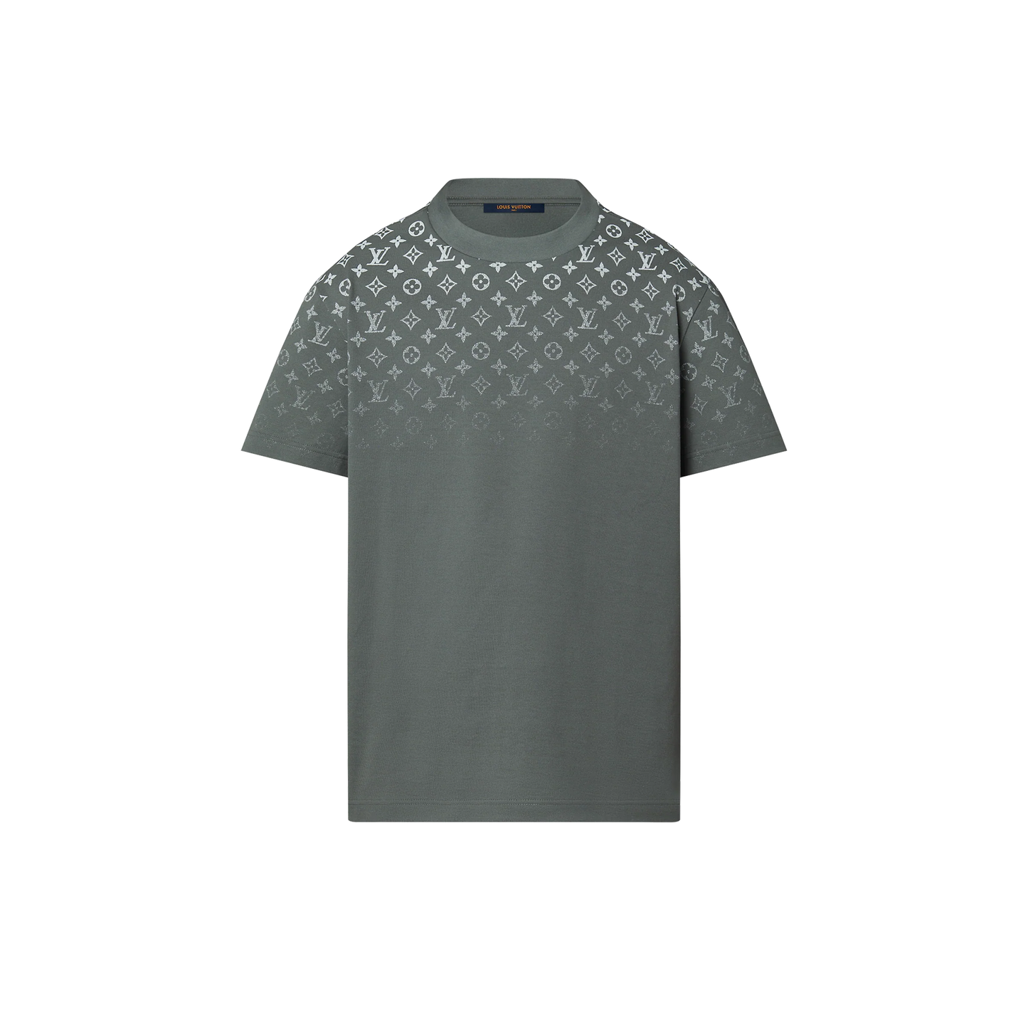 Gradient Grey Cotton T-shirt