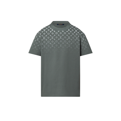 Gradient Grey Cotton T-shirt