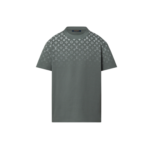 Gradient Grey Cotton T-shirt