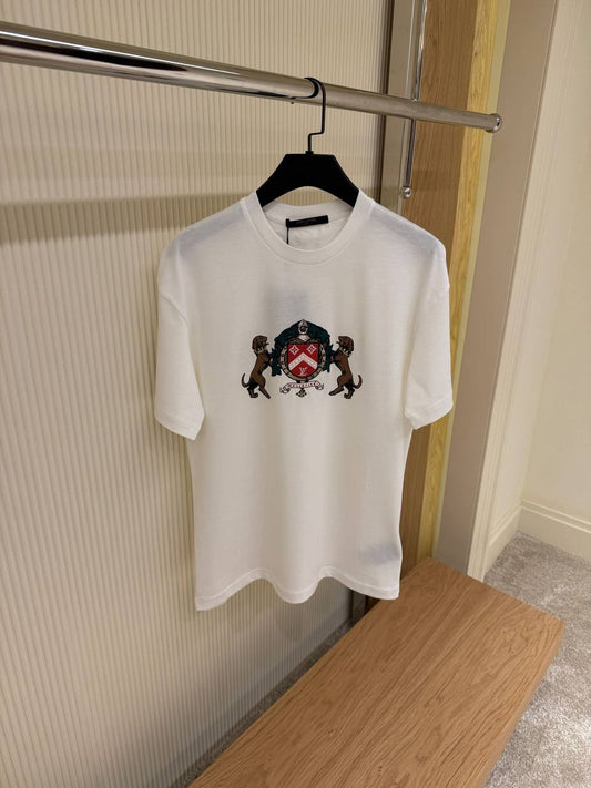 LV Dog Insignia White T-shirt