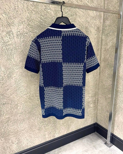 Damier Jacquard Cotton Jersey Set