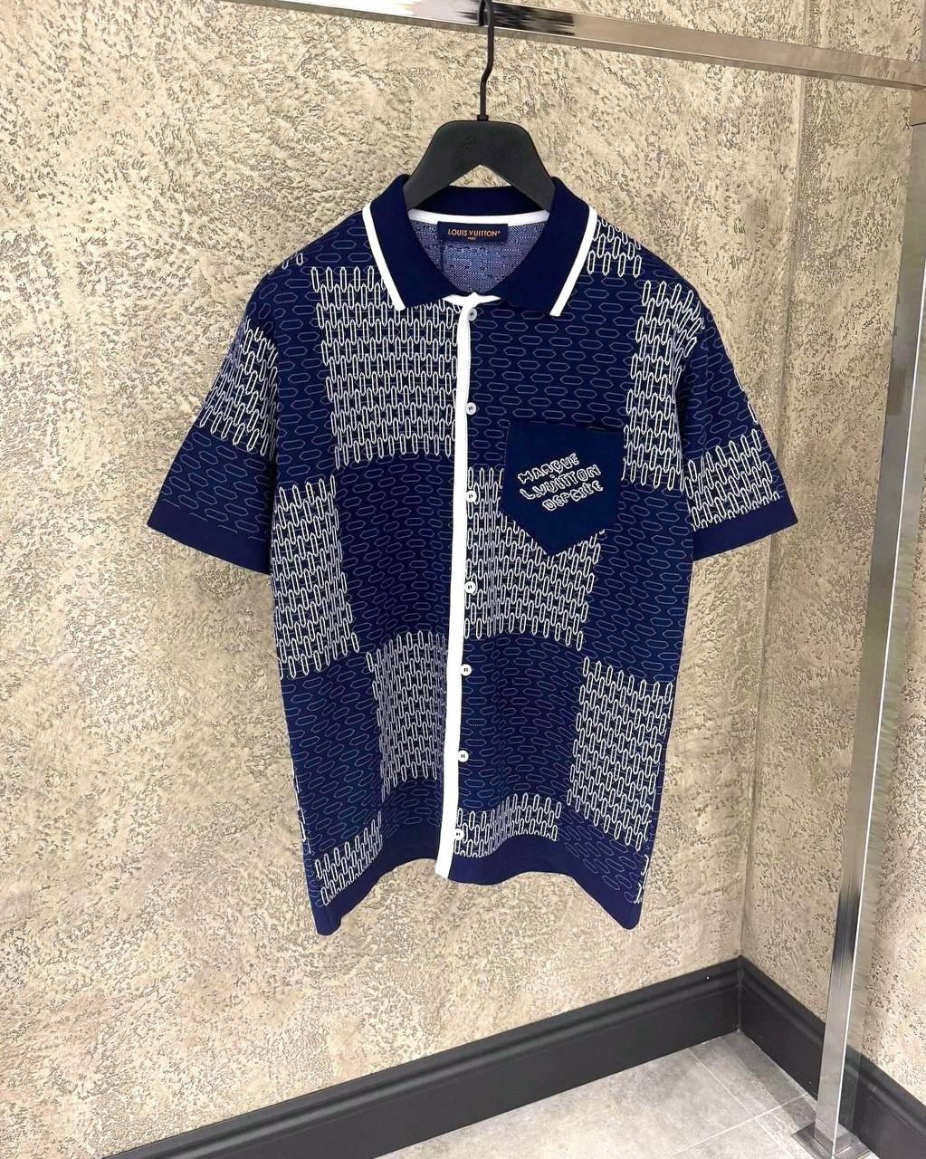 Damier Jacquard Cotton Jersey Set