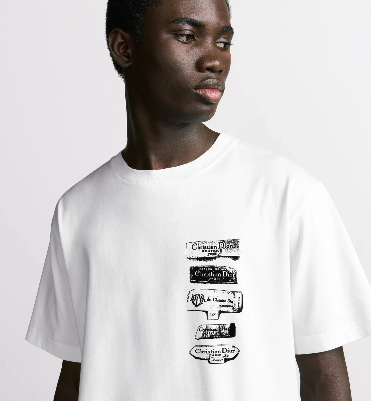 Archives Labels Relaxed Fit White T-shirt