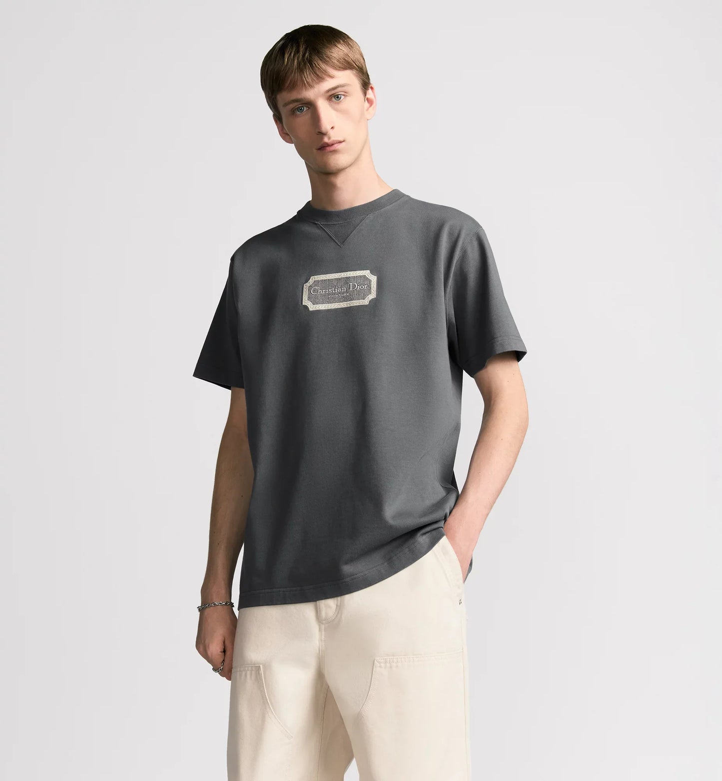 Couture Relaxed Fit T-shirt with Embroidery