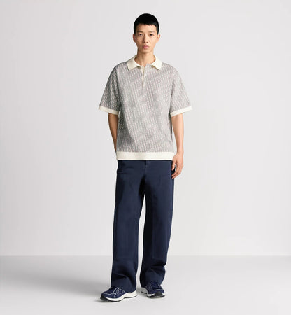 Oblique Beige Polo Shirt