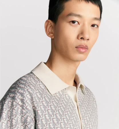 Oblique Beige Polo Shirt