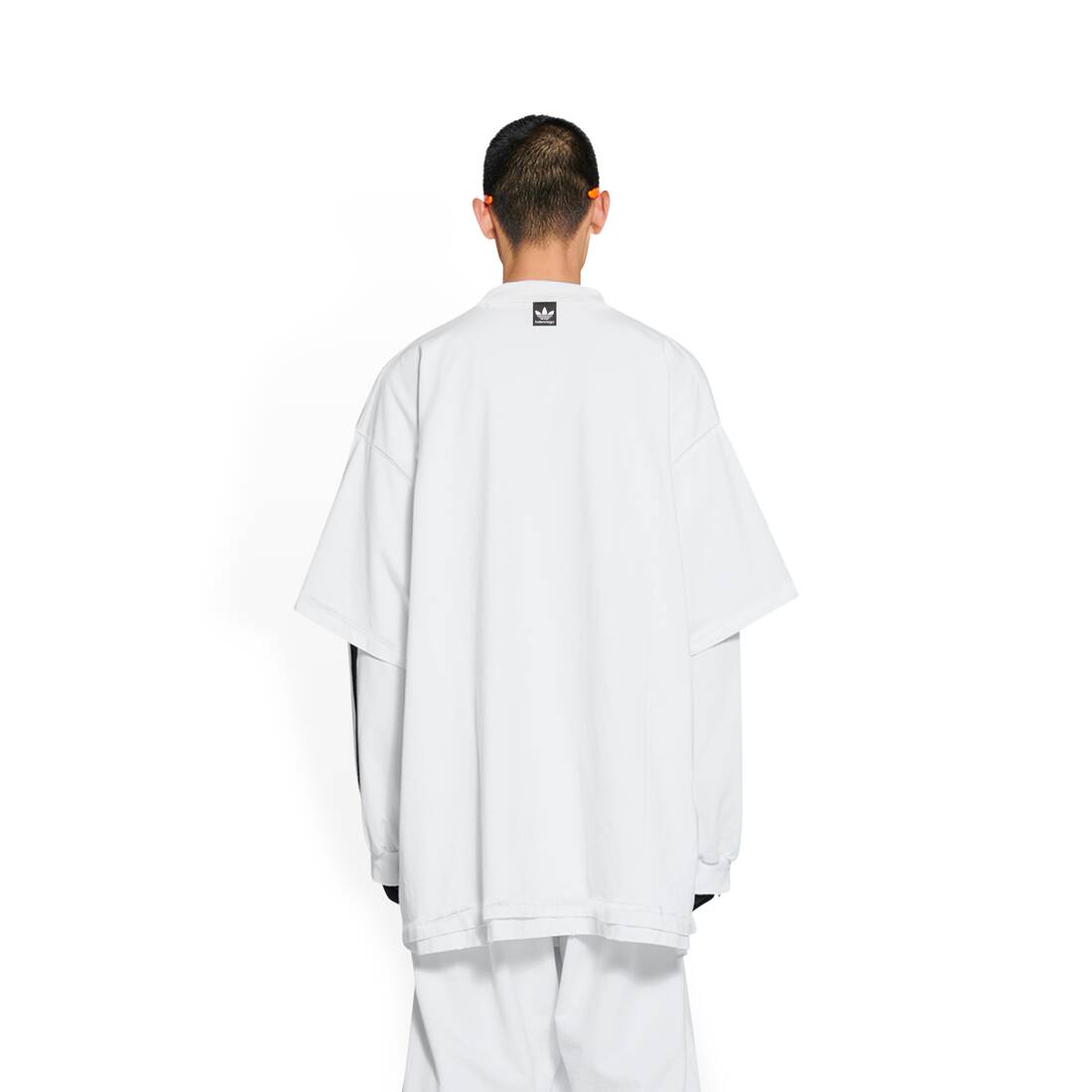 White Oversized T-shirt with Print - Exclusive Wear