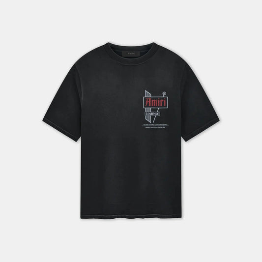 VINTAGE LOUNGE BLACK T-SHIRT