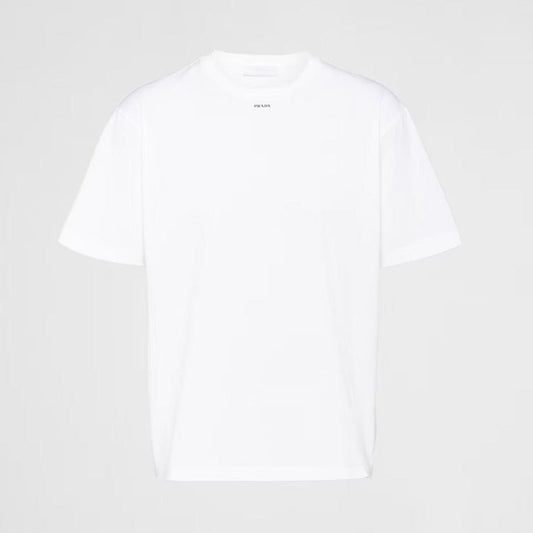 White Stretch Cotton T-shirt