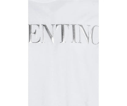 VLTN T-SHIRT WITH METALLIC SILVER POCKET AND VLTN EMBOSSED - Styledistrict