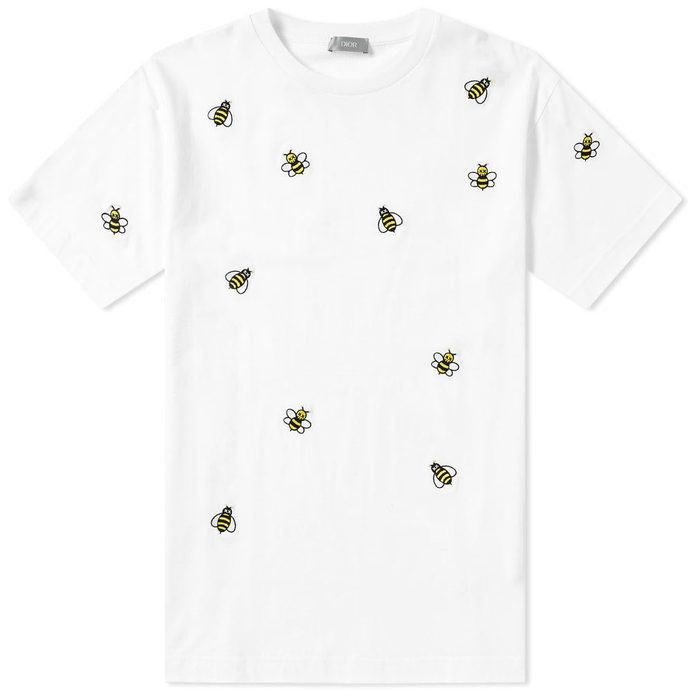 All Over Bee White T-Shirt - Exclusive Wear