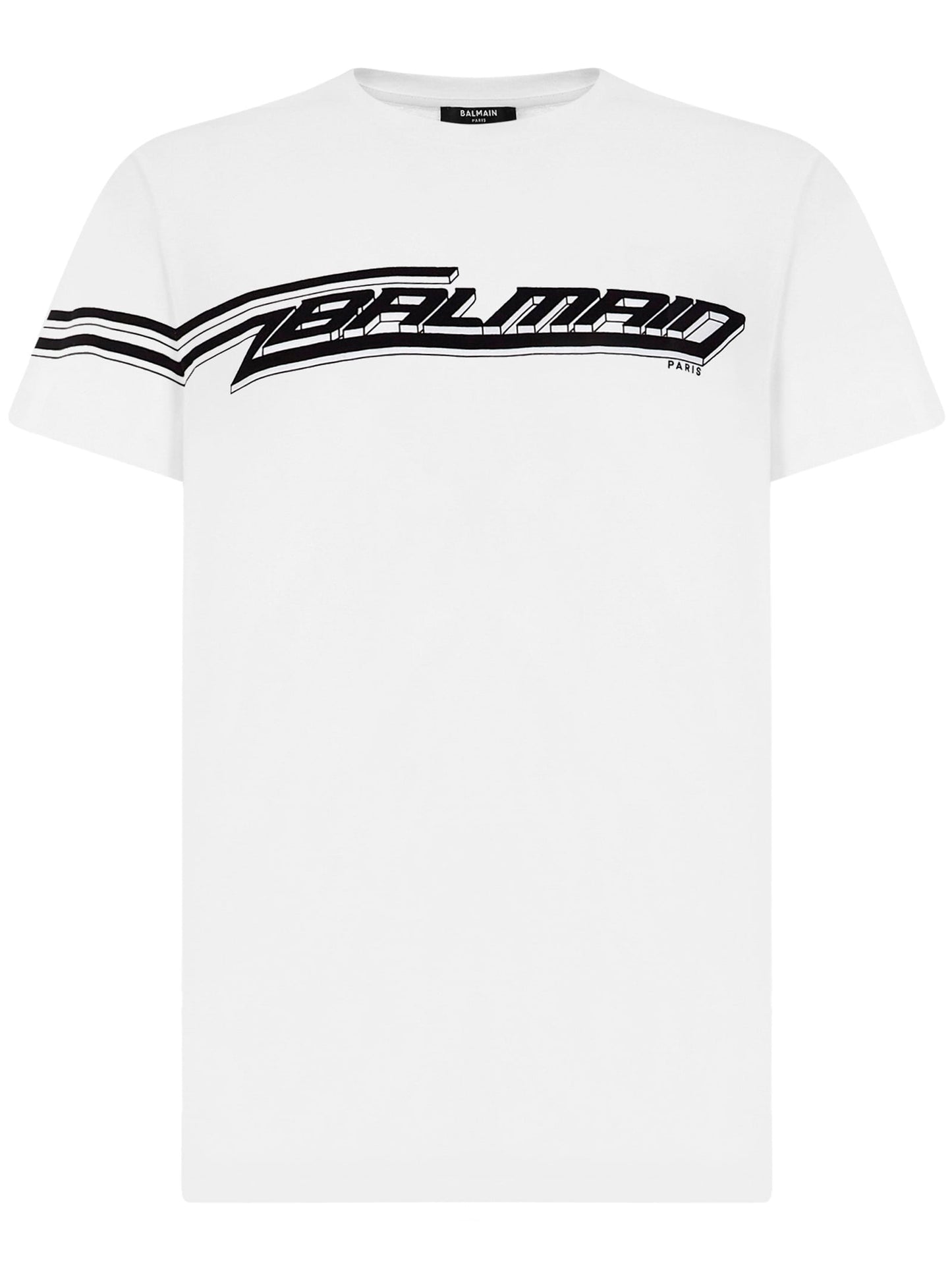 BLM Logo Print White T-shirt - Styledistrict