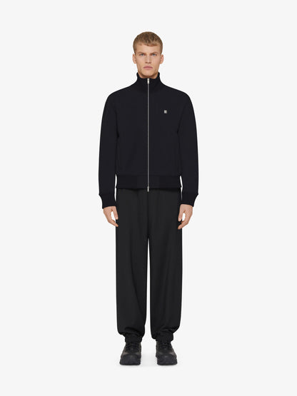 Tracksuit jacket in fleece with 4G detail