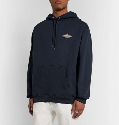 BLCG Bonjour Navy Blue Hoodie - Styledistrict