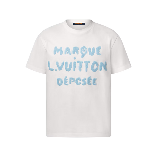 Embroidered Signature White T-shirt